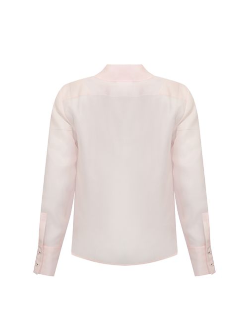 Camicia MSEAGI in organza di seta Rosa MAX MARA STUDIO | 2616261013600009